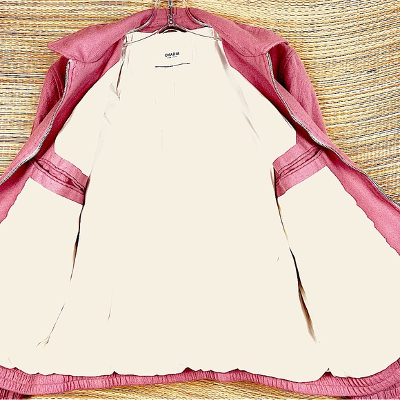 Ovadia Collection McGregor Wool Zip-Front Jacket Best Jacket-Bobby Report Sz L - Picture 8 of 14